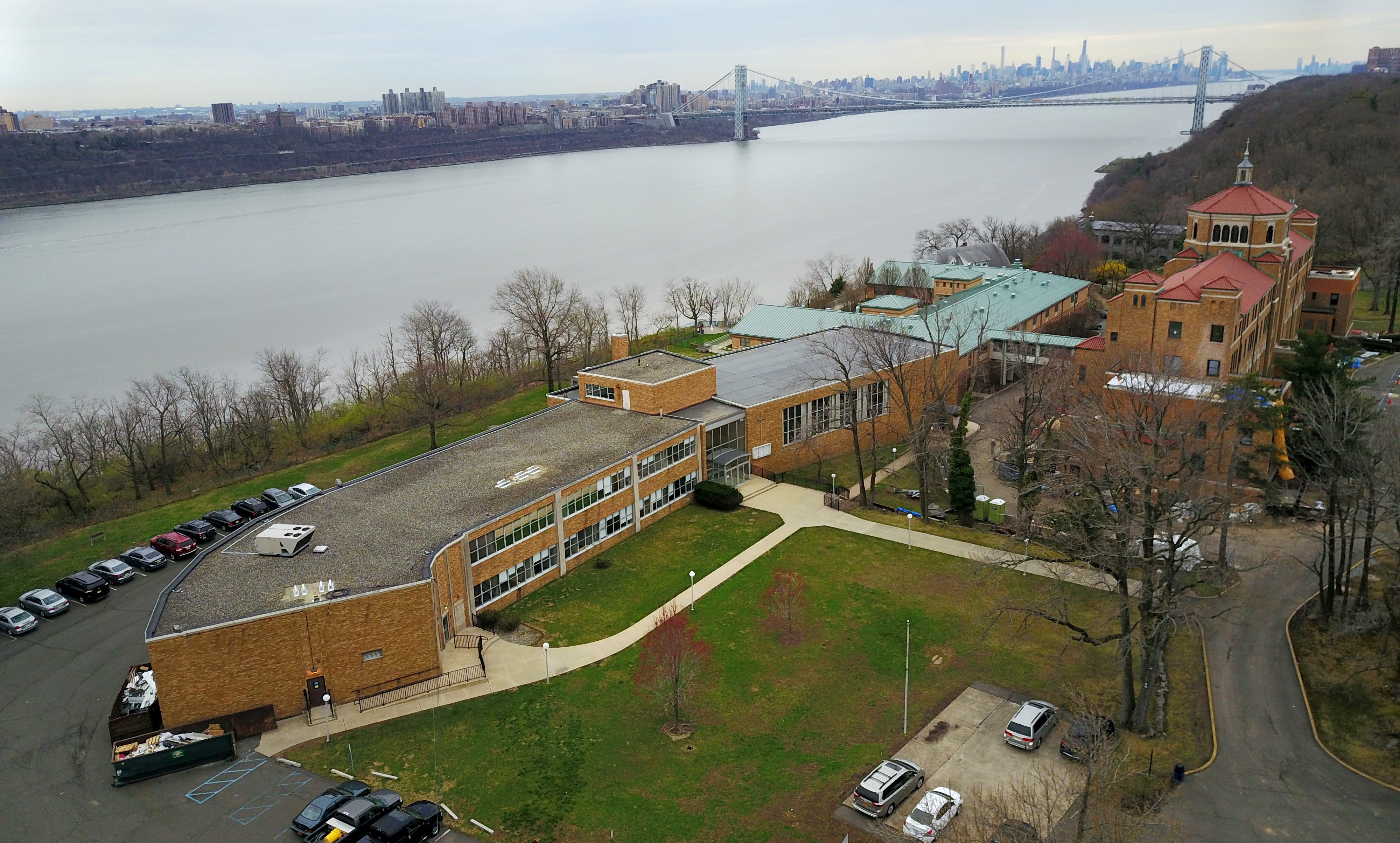 A view of the school. 
